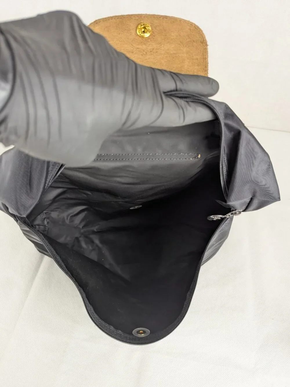 Authentic Longchamp Le Pliage Foldable Business Document Holder Laptop Bag Black